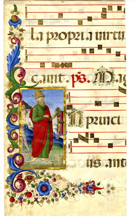 lluminated Manuscript from the Renaissance