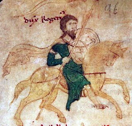 Count Roger II on Horse