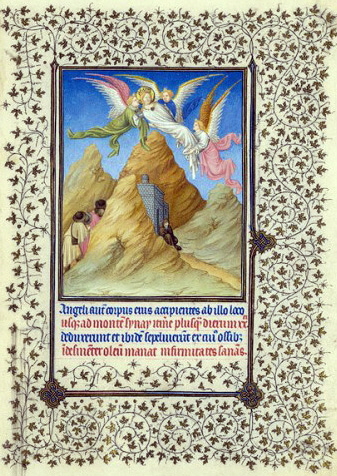 Herman Paul - Jean Limbourg - Angels carrying body of St Catherine